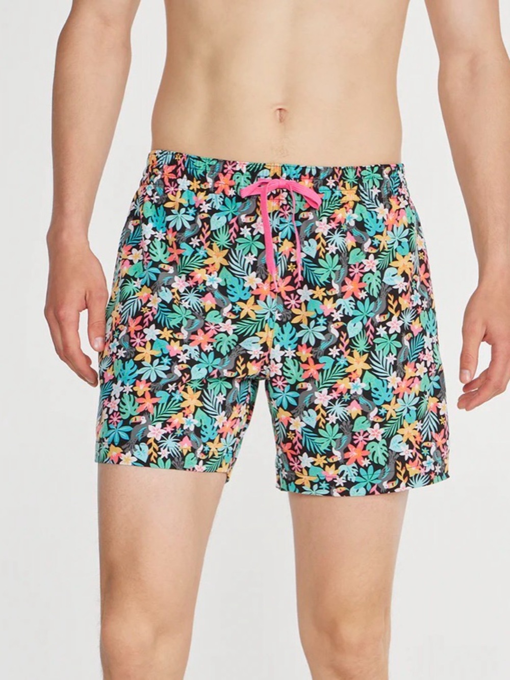 Chubbies The Bloomerangs Tropical Floral Swim Trunk Men Size XXL summer vacation